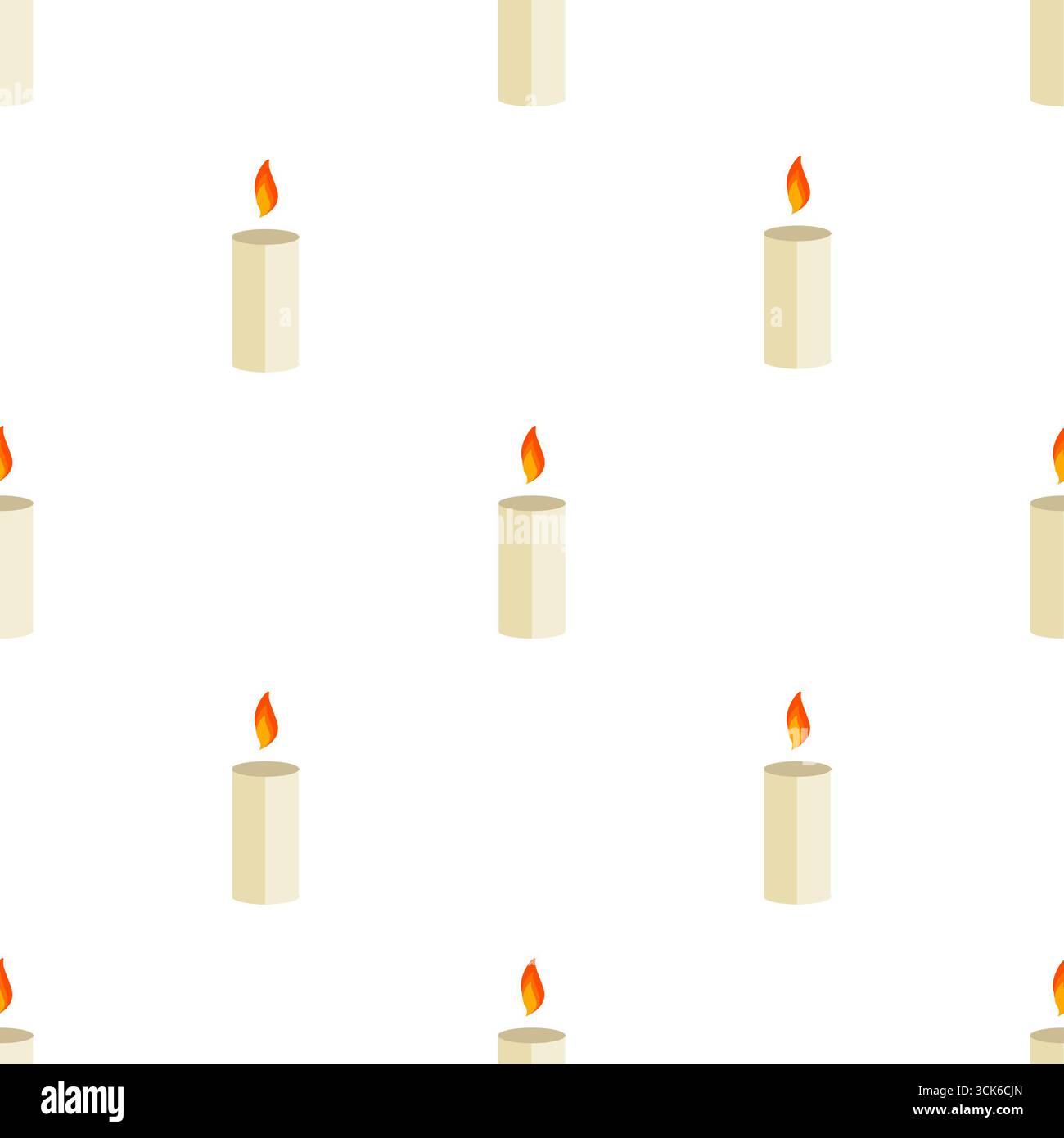 Simple seamless pattern on white background Stock Photo