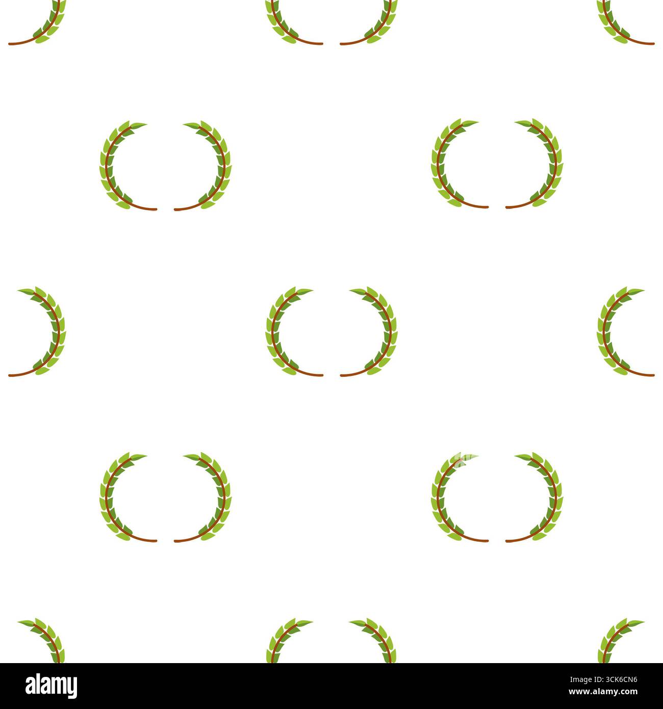Simple seamless pattern on white background Stock Photo