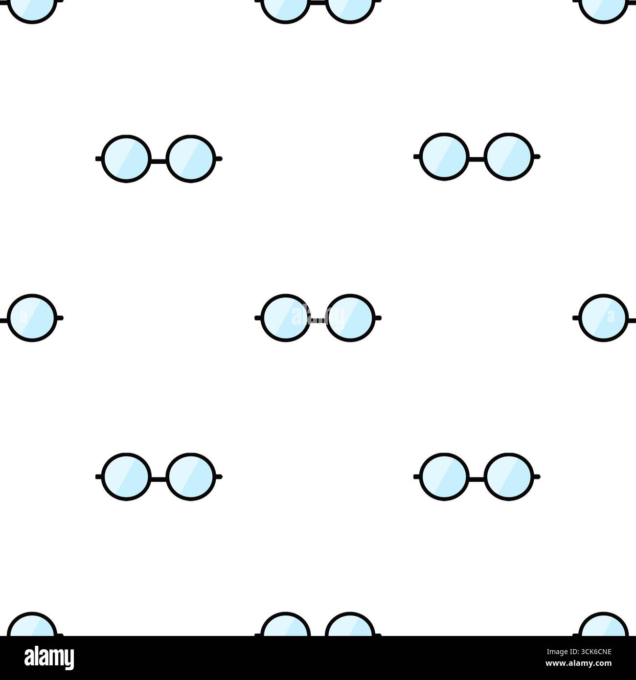 Simple seamless pattern on white background Stock Photo