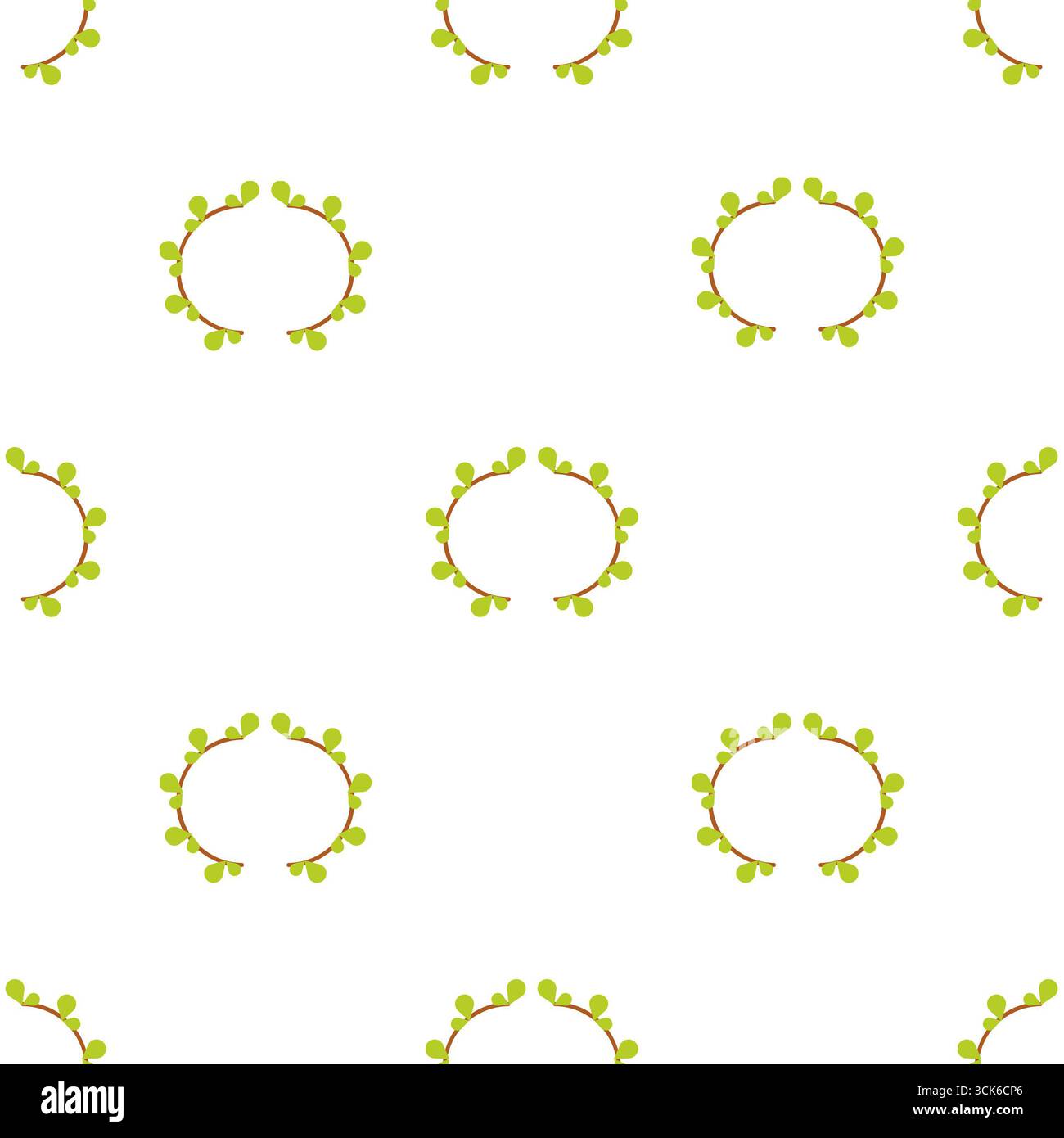 Simple seamless pattern on white background Stock Photo