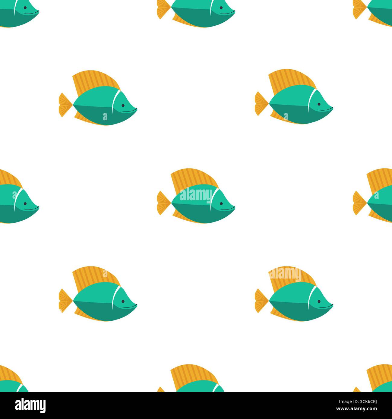 Simple seamless pattern on white background Stock Photo
