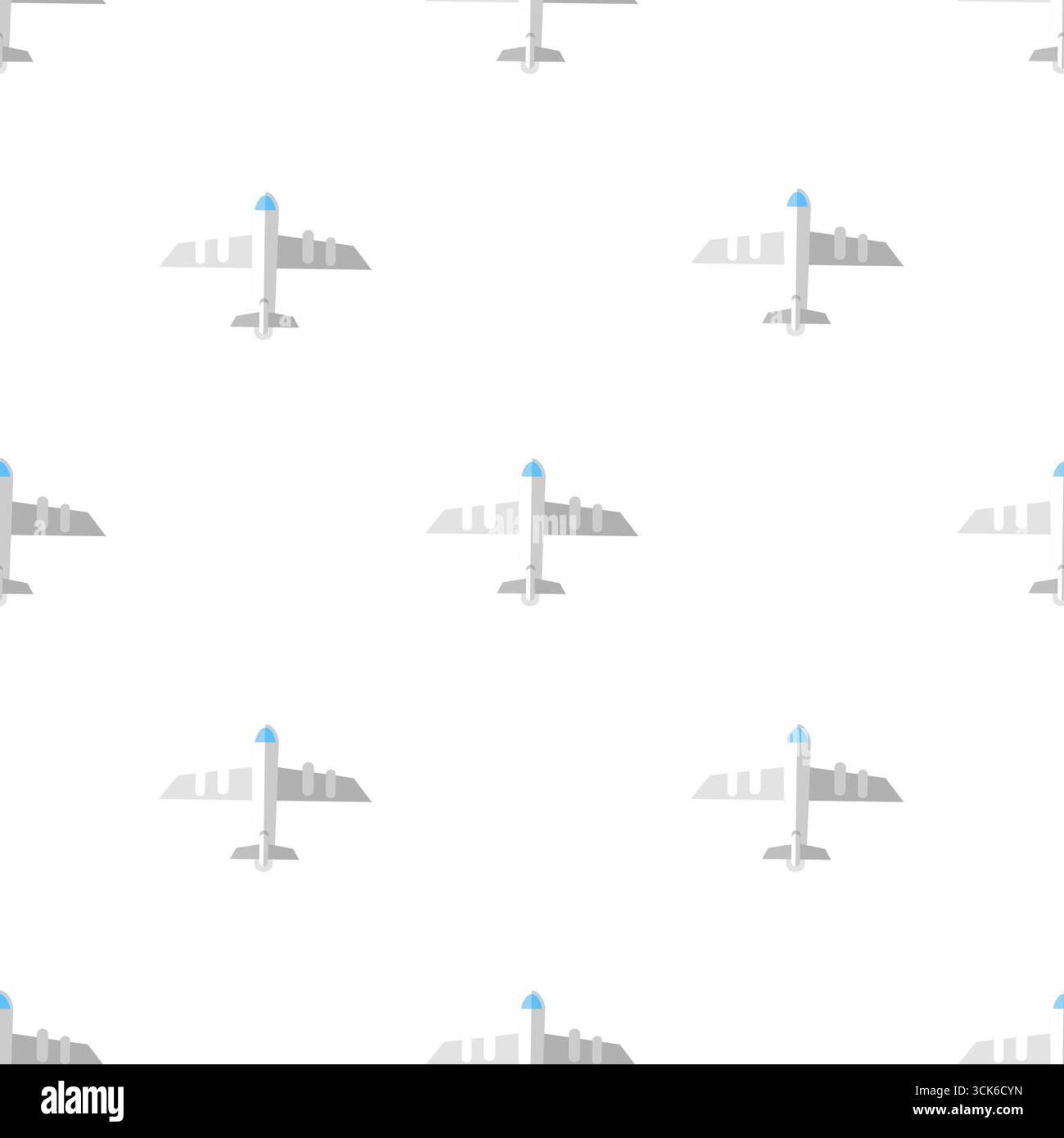Simple seamless pattern on white background Stock Photo