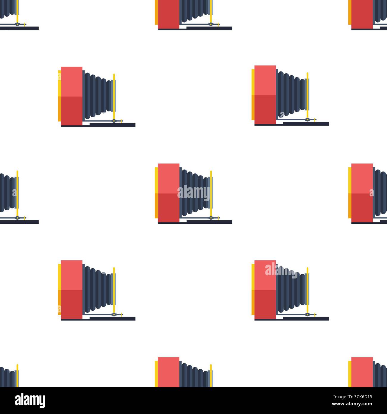Simple seamless pattern on white background Stock Photo