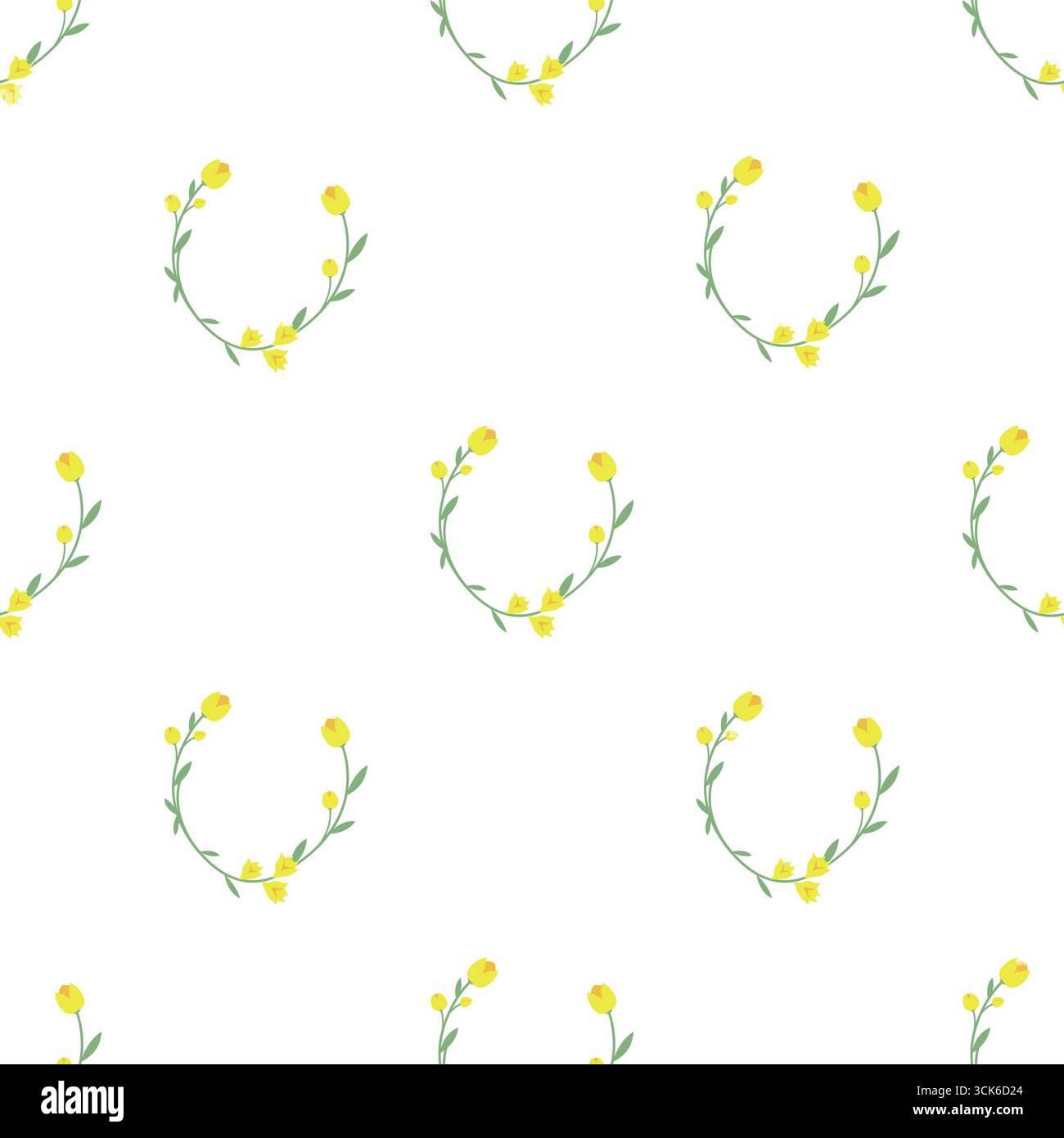 Simple seamless pattern on white background Stock Photo