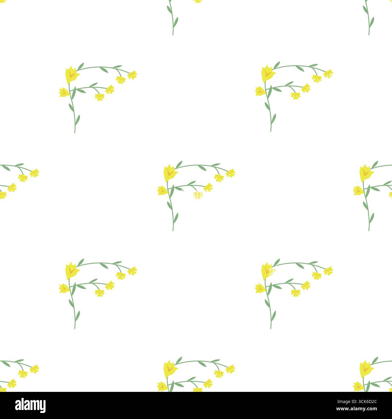Simple seamless pattern on white background Stock Photo