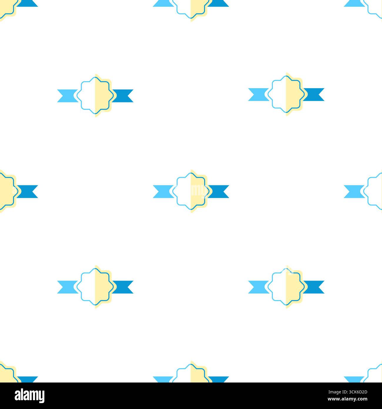 Simple seamless pattern on white background Stock Photo