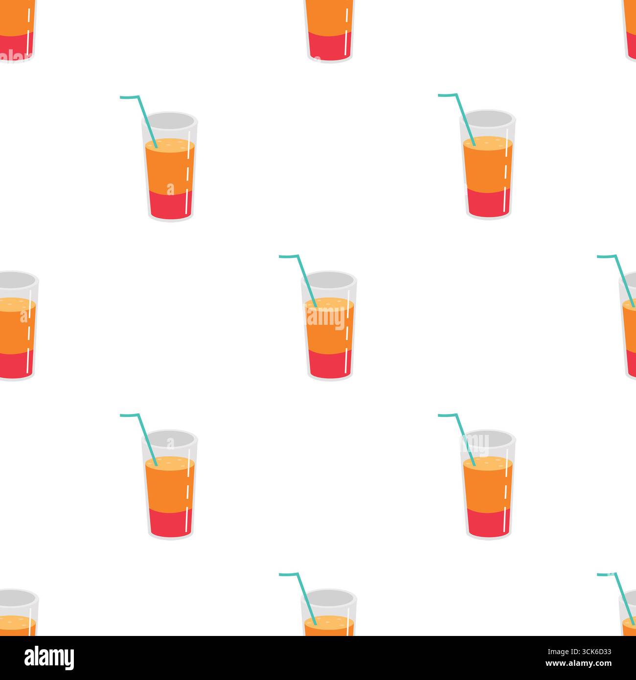 Simple seamless pattern on white background Stock Photo