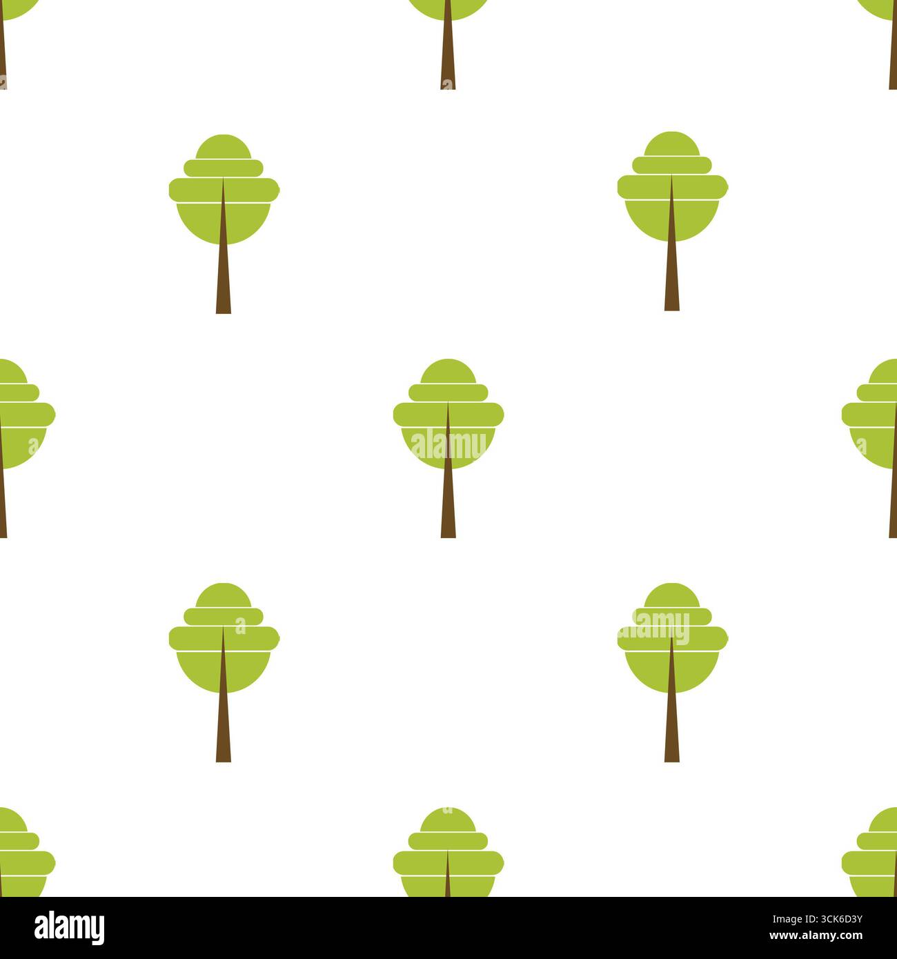 Simple seamless pattern on white background Stock Photo