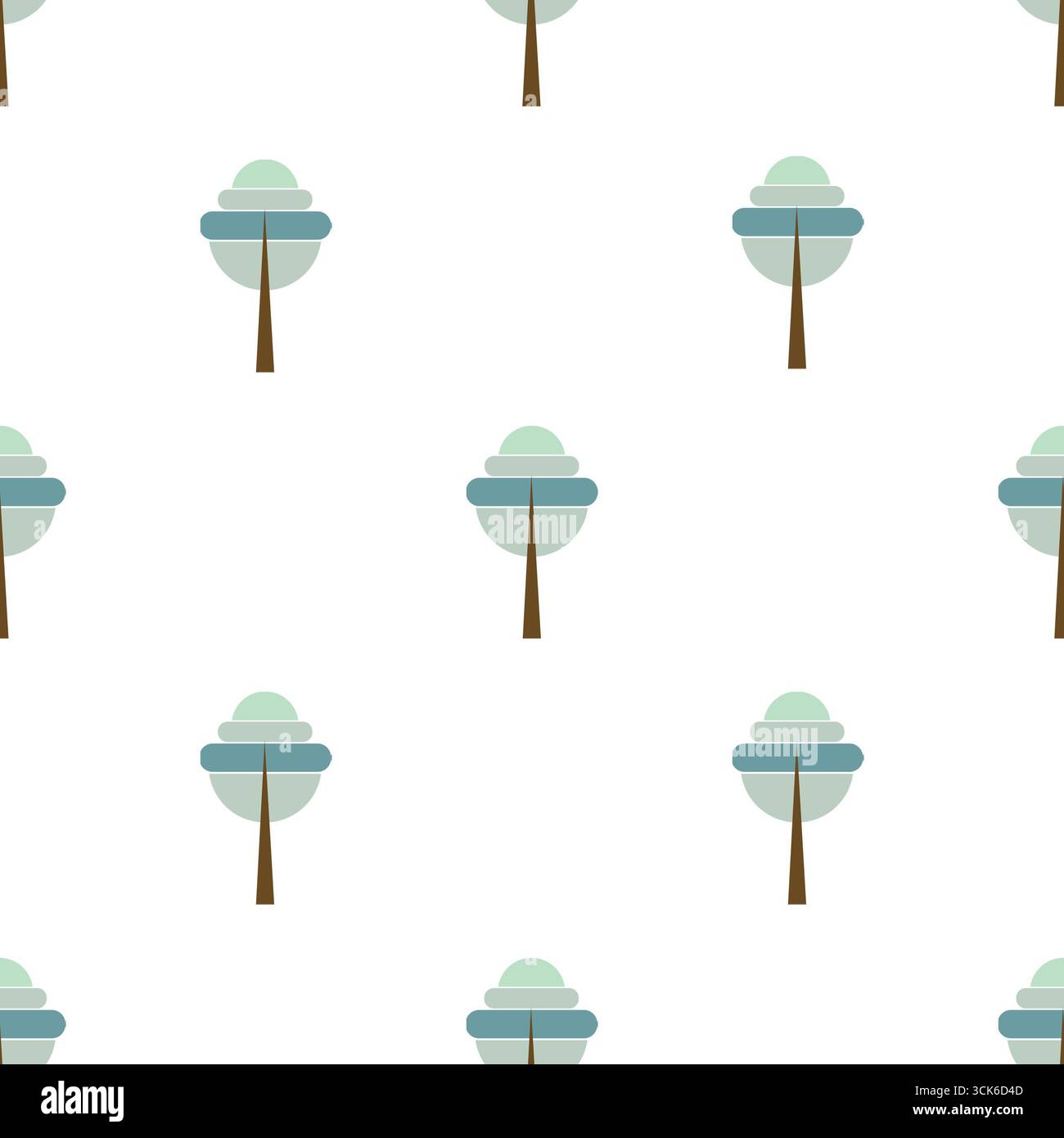 Simple seamless pattern on white background Stock Photo