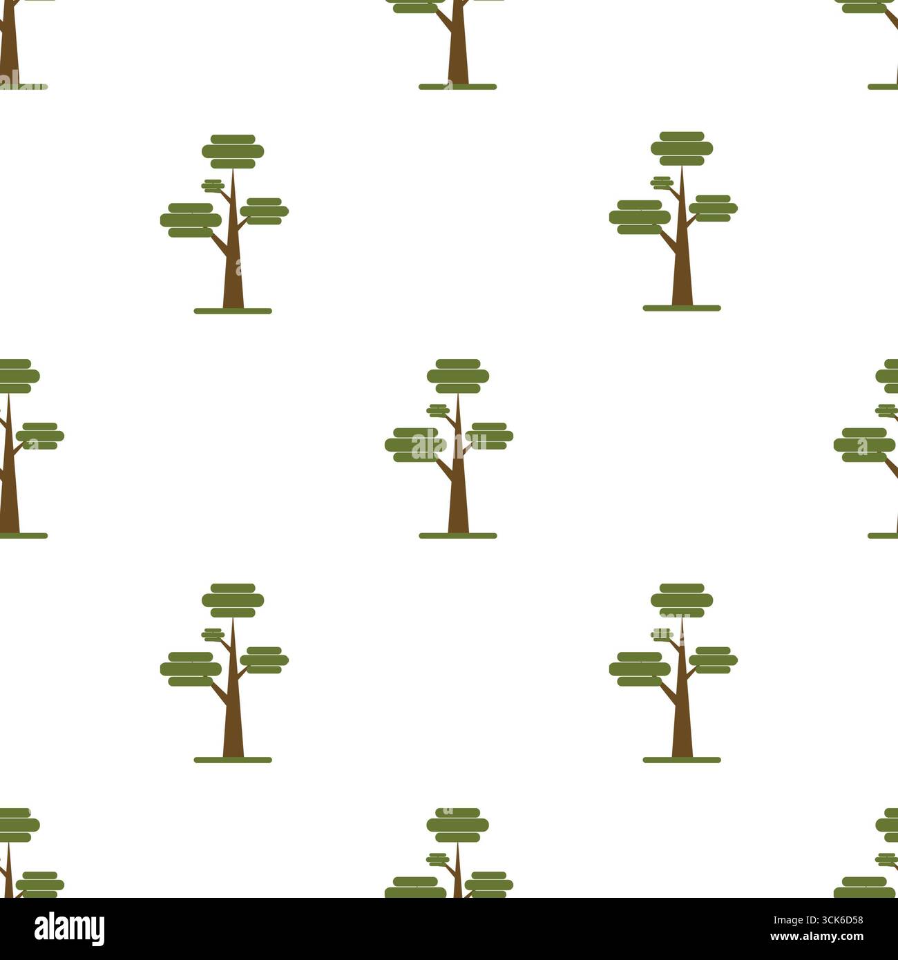 Simple seamless pattern on white background Stock Photo