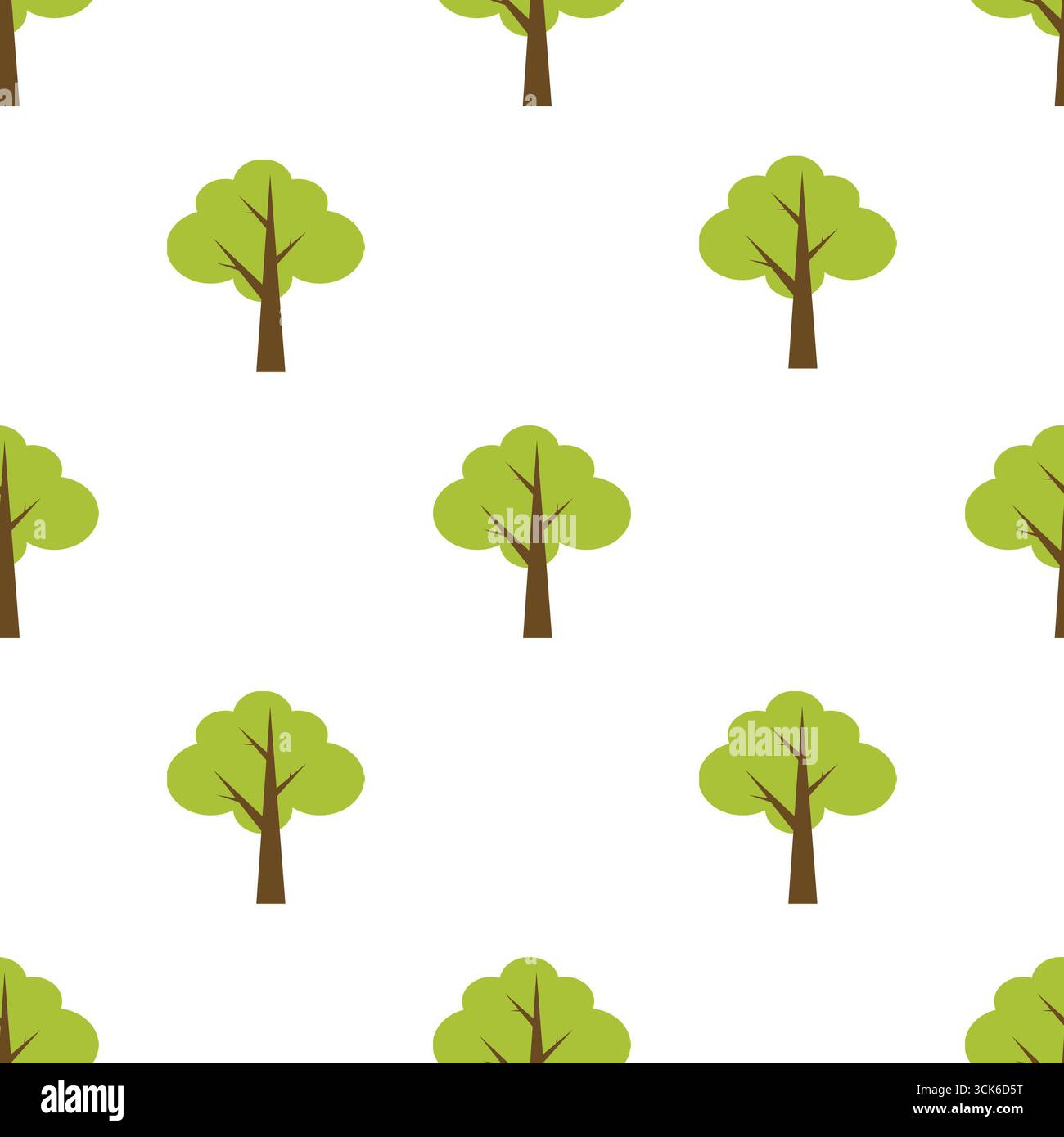 Simple seamless pattern on white background Stock Photo