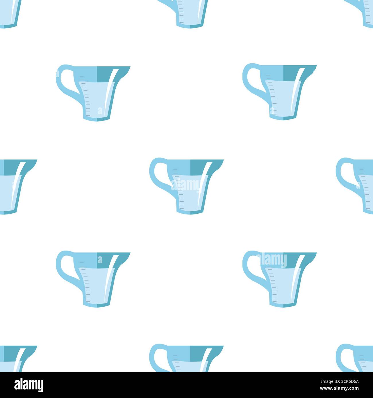 Simple seamless pattern on white background Stock Photo