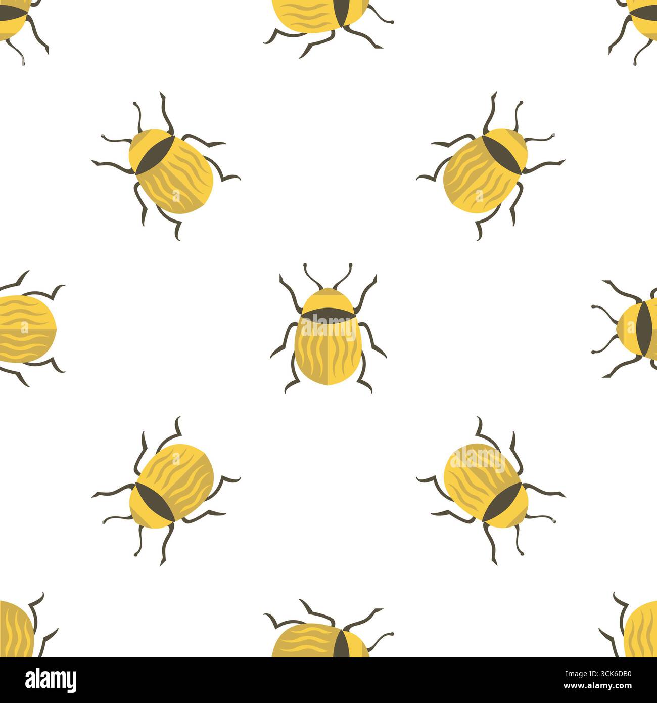 Simple seamless pattern on white background Stock Photo