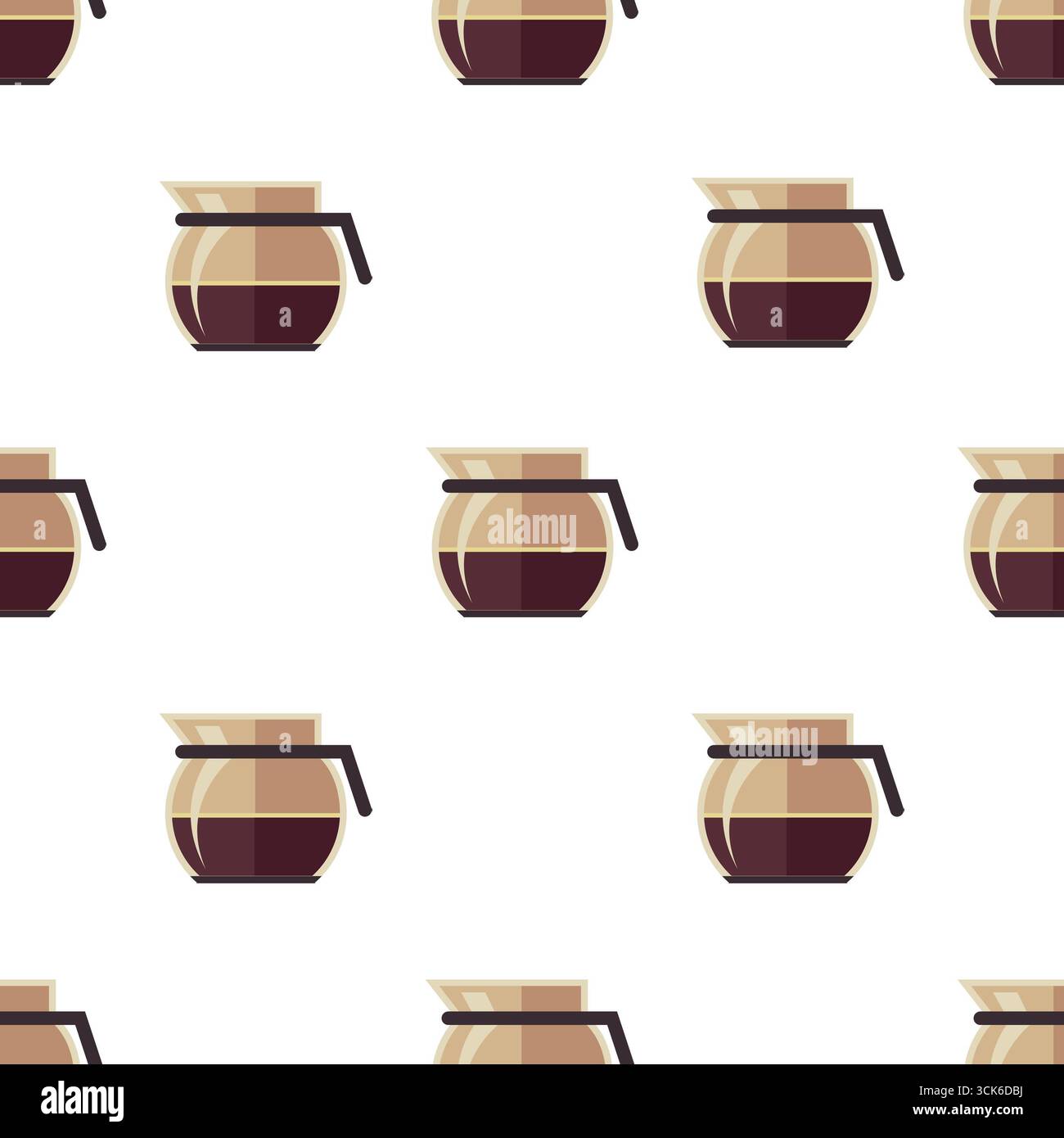 Simple seamless pattern on white background Stock Photo