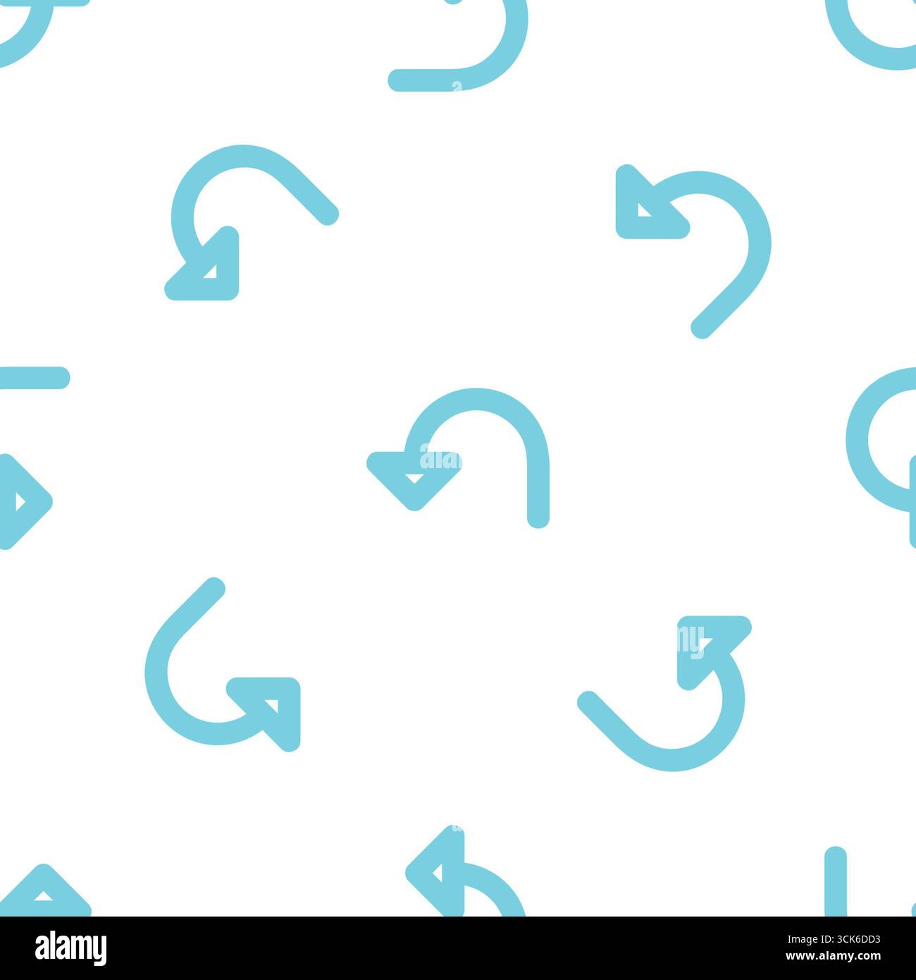 Simple seamless pattern on white background Stock Photo