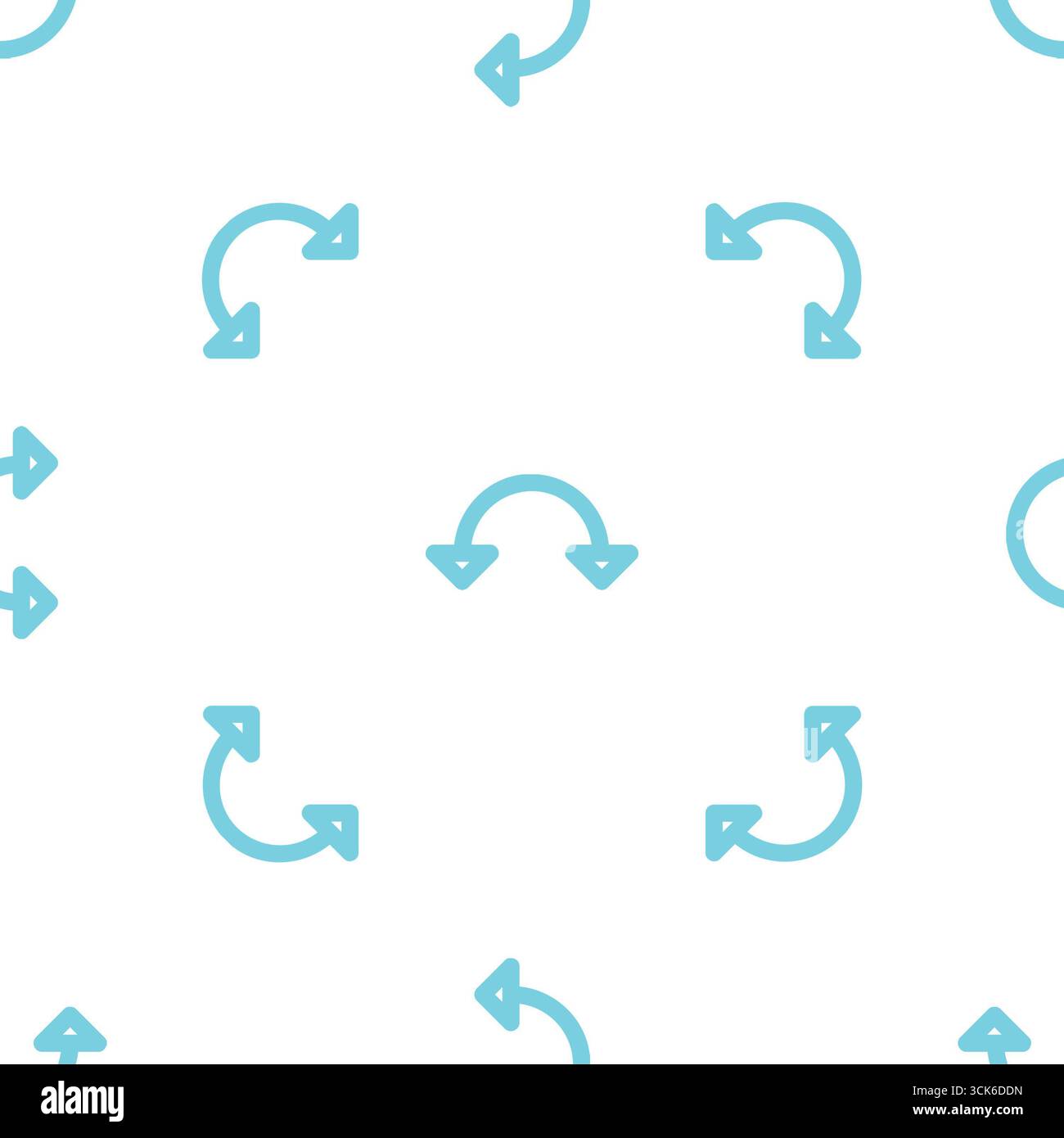 Simple seamless pattern on white background Stock Photo
