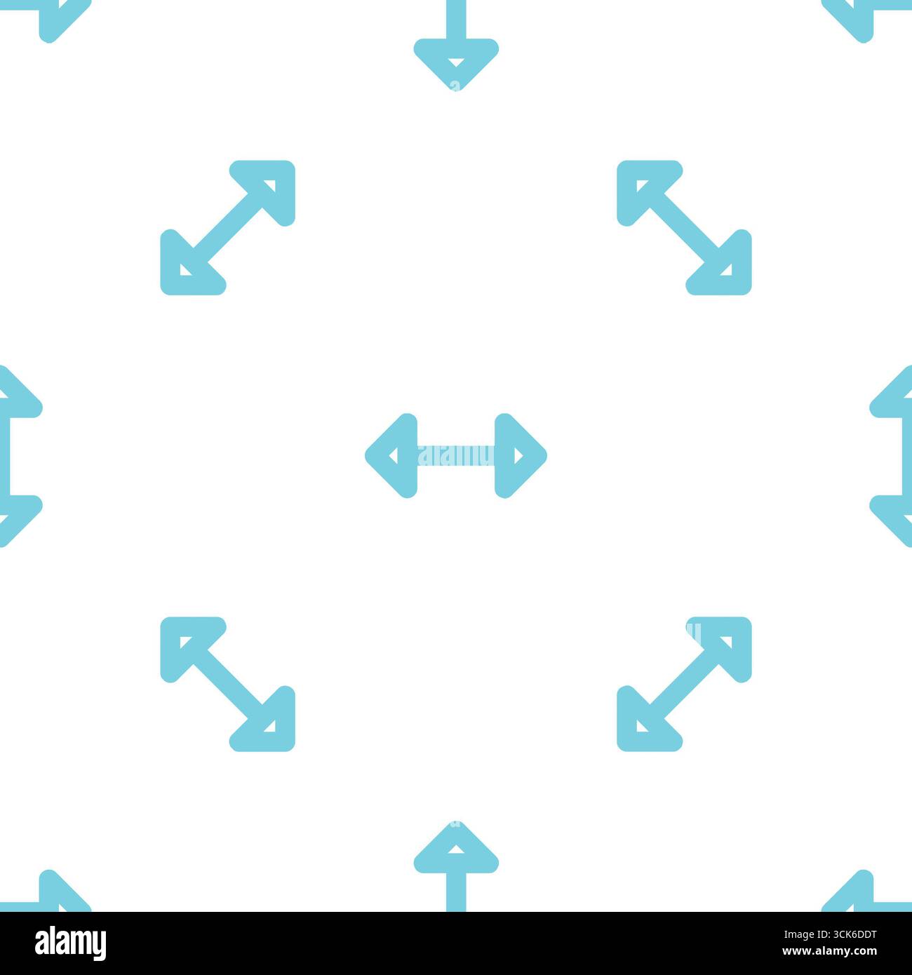 Simple seamless pattern on white background Stock Photo