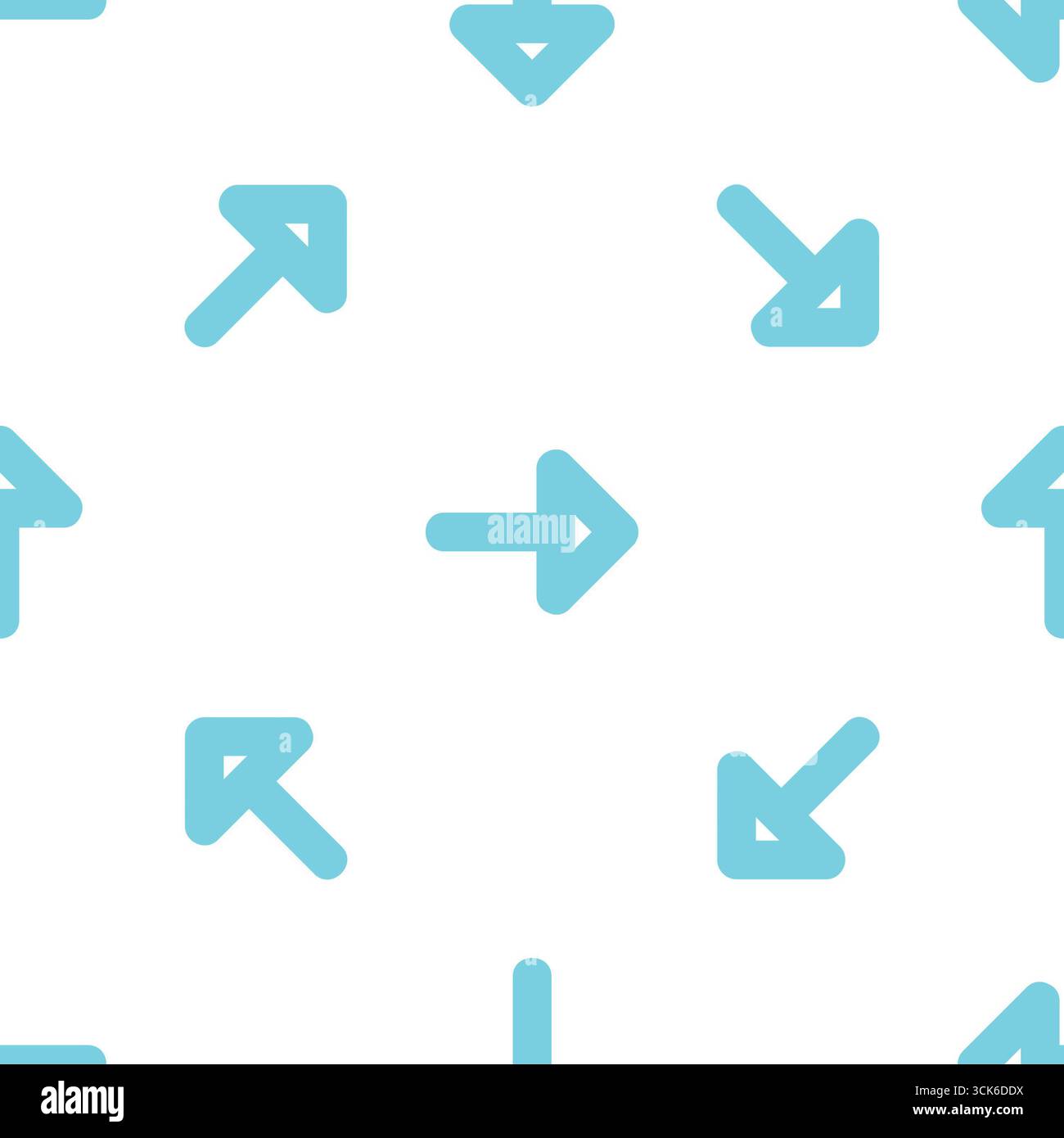 Simple seamless pattern on white background Stock Photo