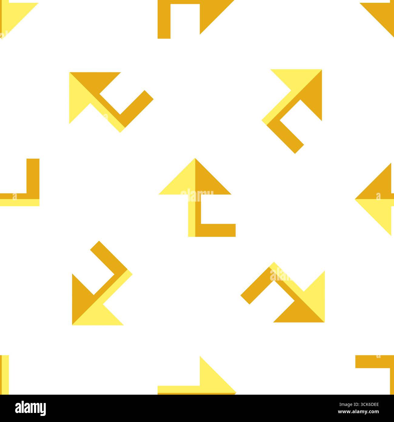 Simple seamless pattern on white background Stock Photo
