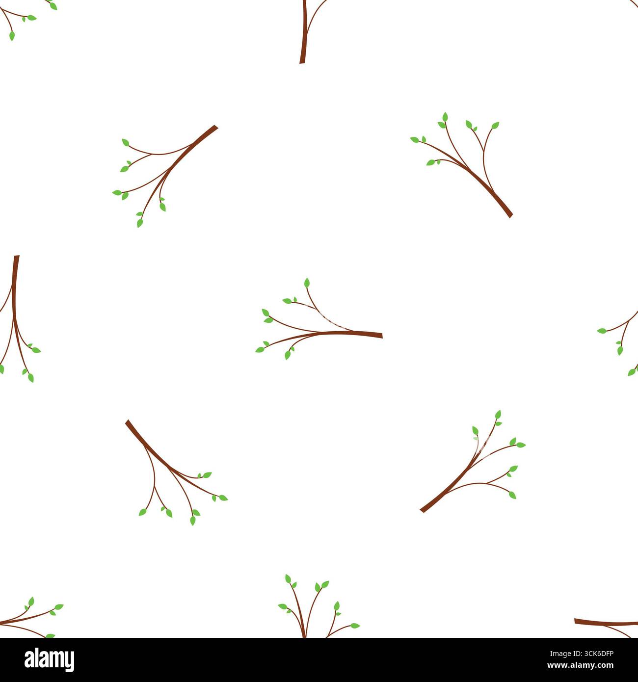 Simple seamless pattern on white background Stock Photo