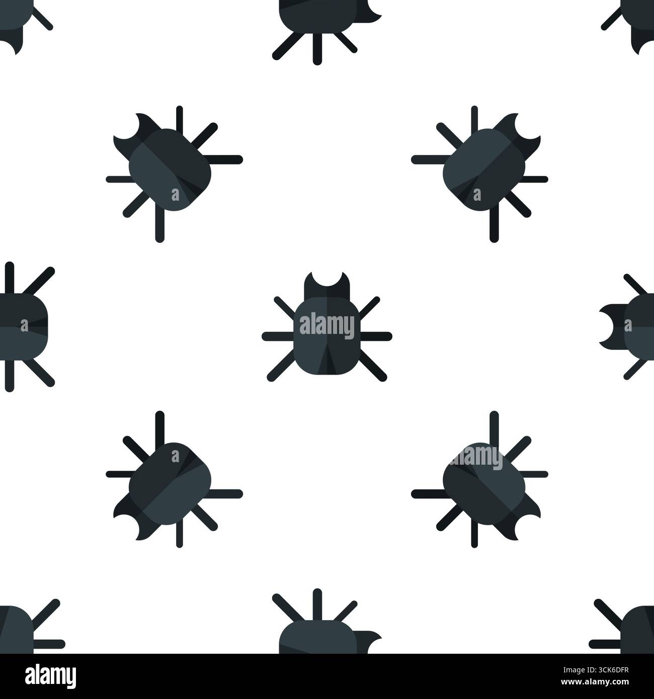 Simple seamless pattern on white background Stock Photo