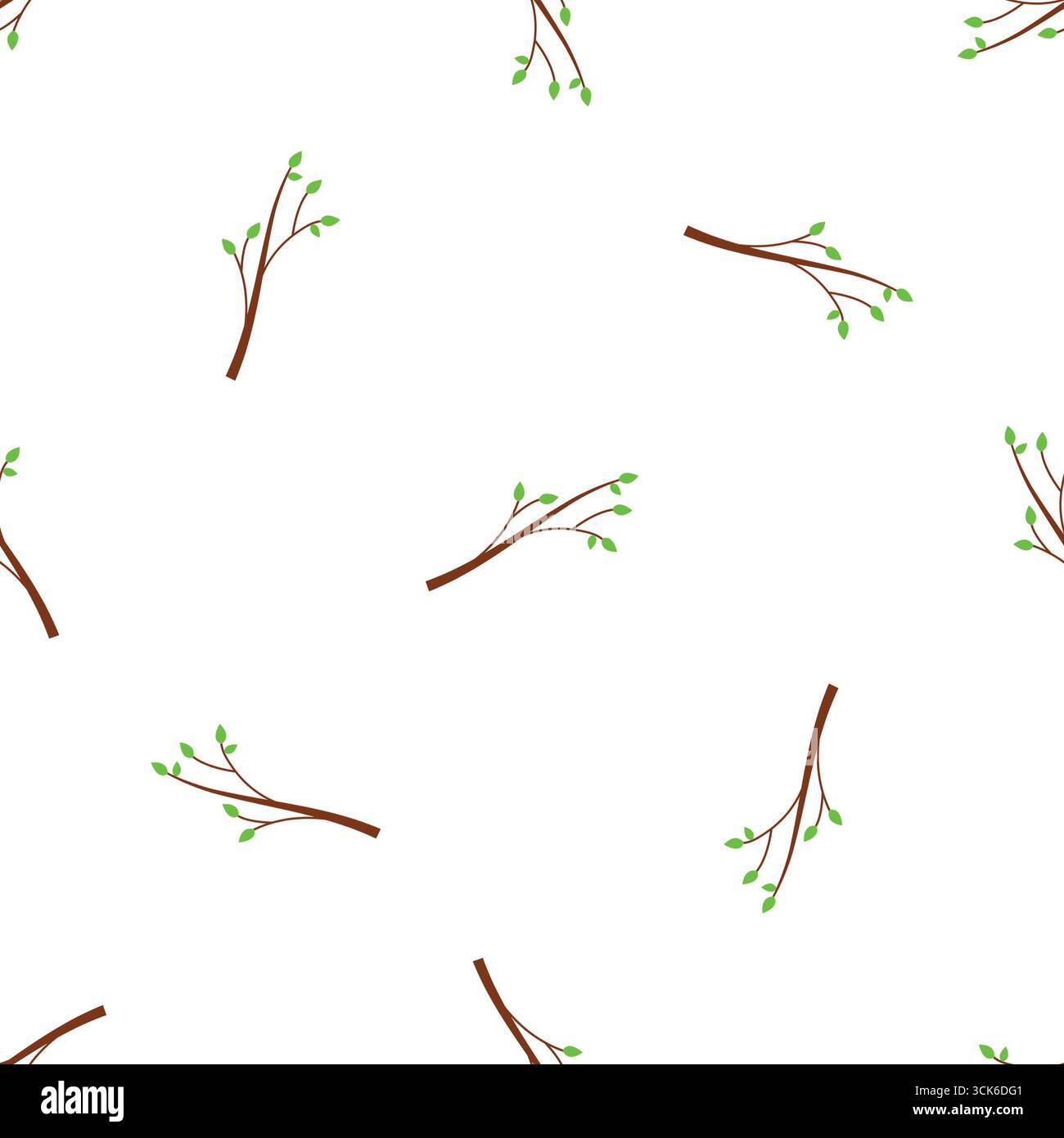 Simple seamless pattern on white background Stock Photo