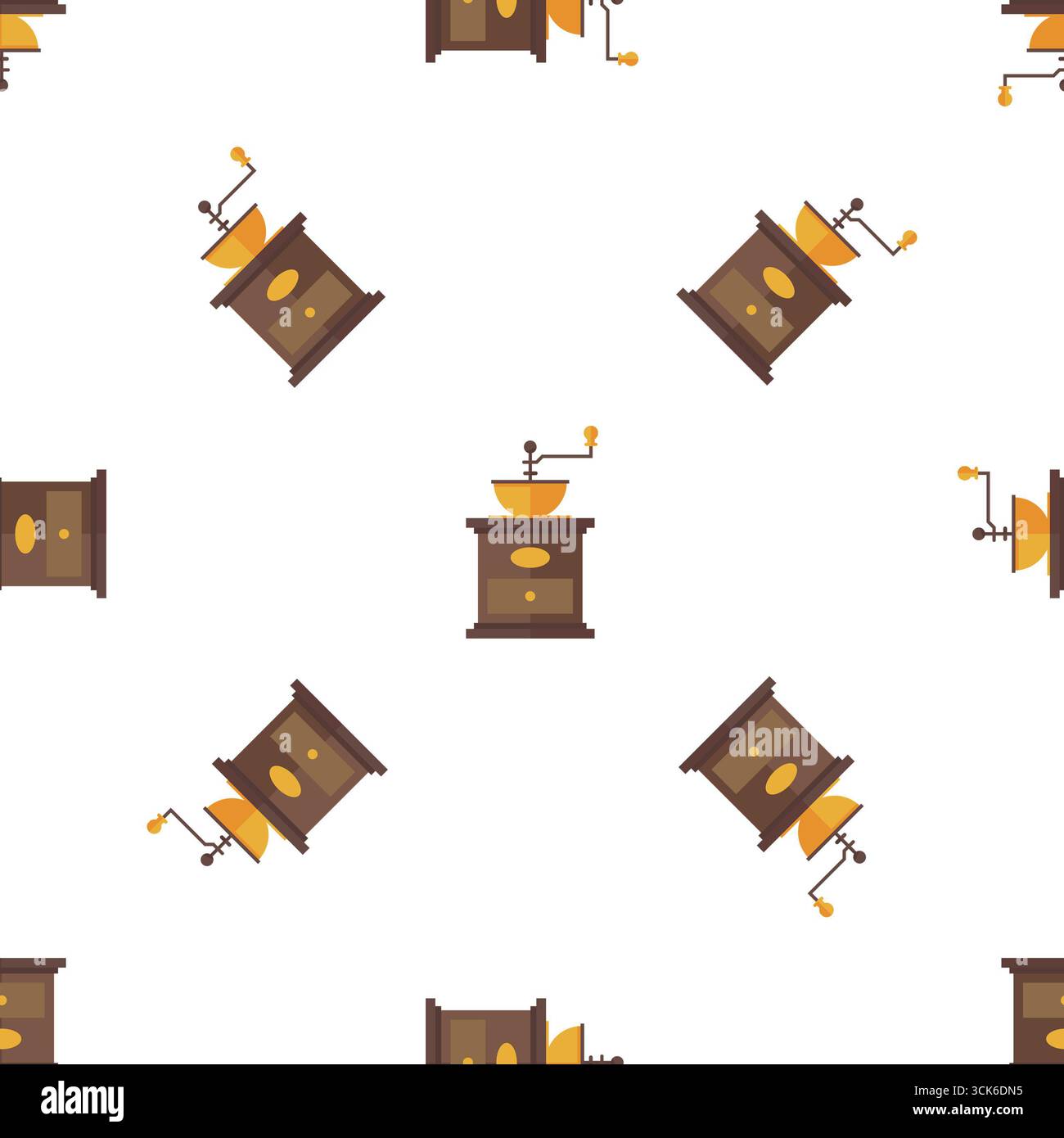 Ordinary seamless pattern for daily use goods. Stock Photo