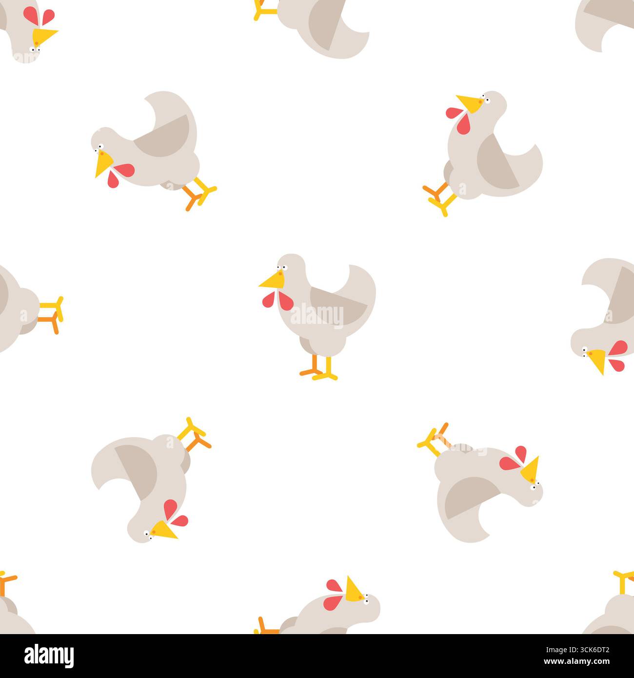 Ordinary seamless pattern for daily use goods. Stock Photo