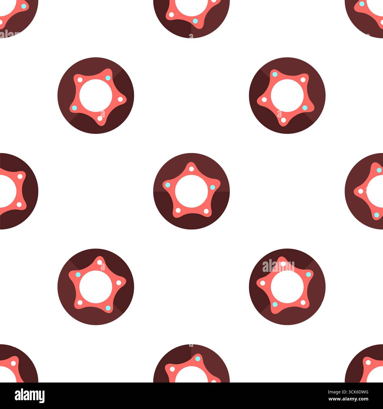 Ordinary seamless pattern for daily use goods. Stock Photo