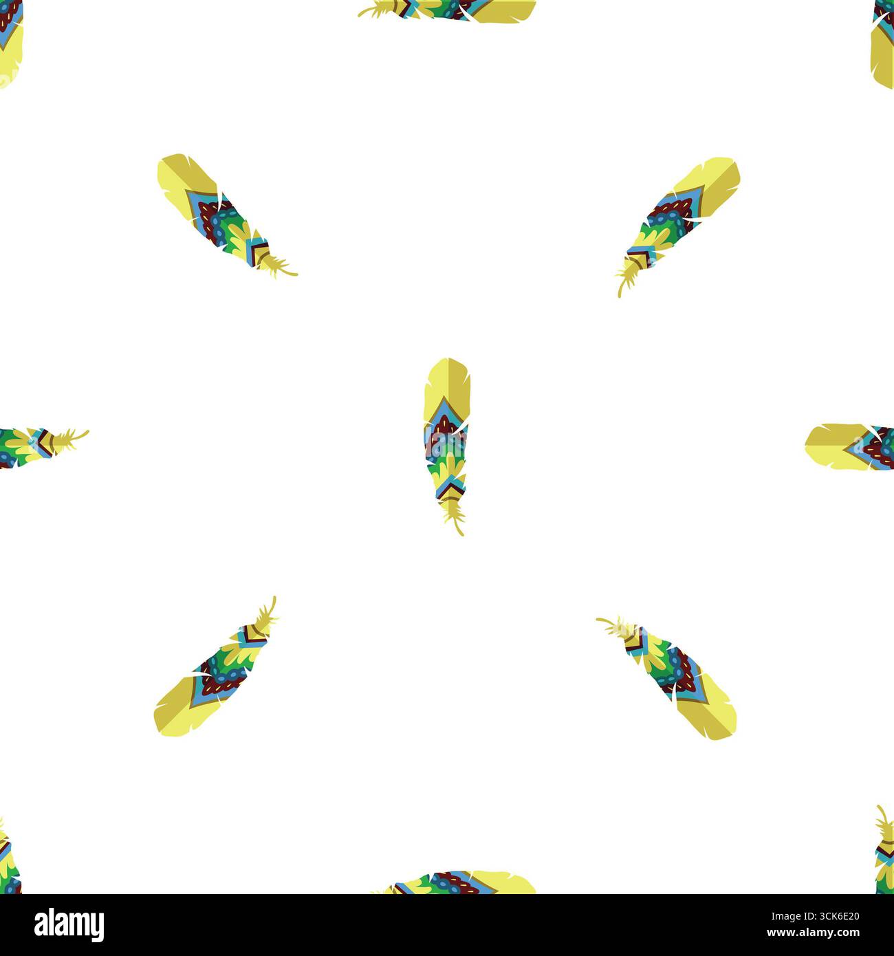 Ordinary seamless pattern for daily use goods. Stock Photo