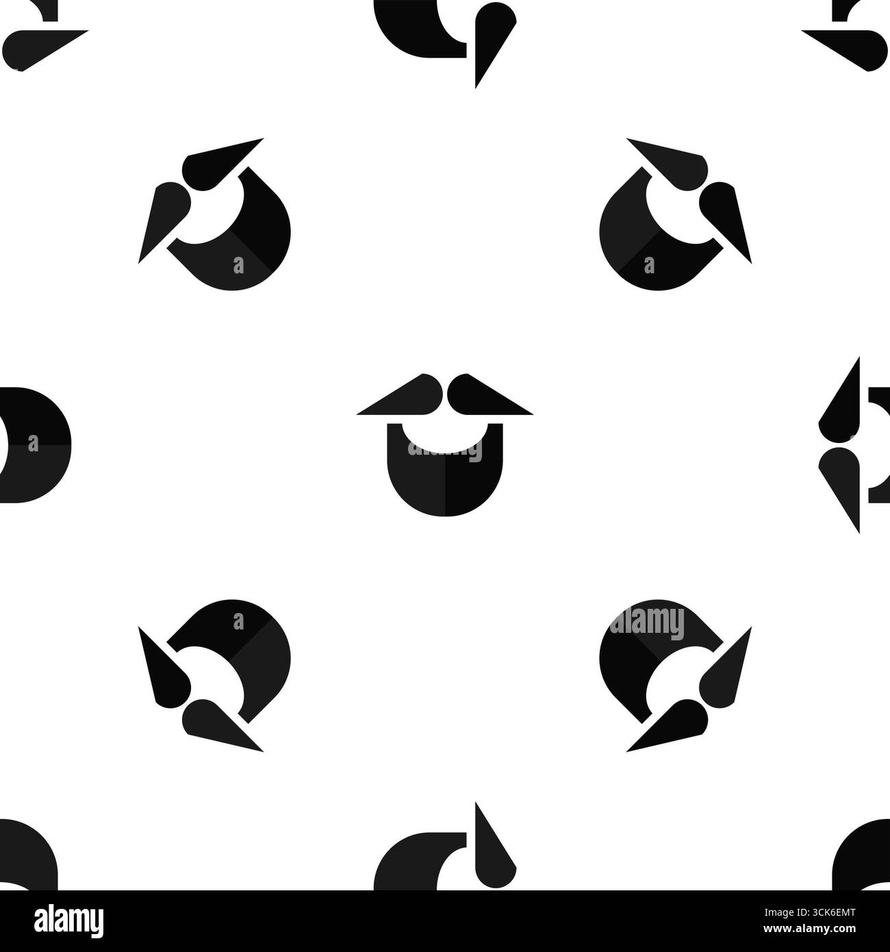 Ordinary seamless pattern for daily use goods. Stock Photo