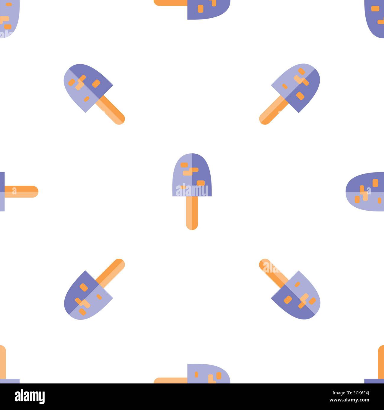 Ordinary seamless pattern for daily use goods. Stock Photo