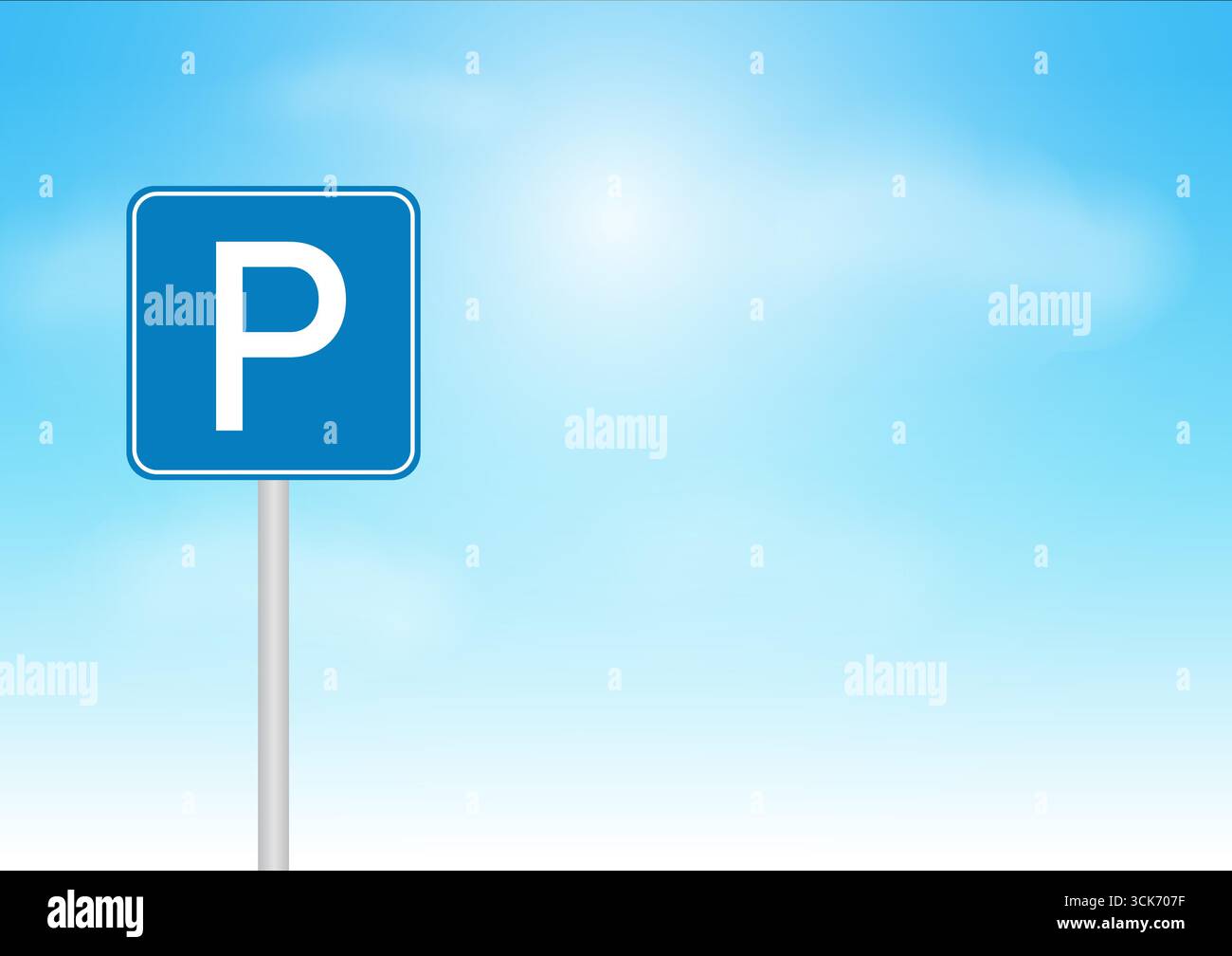 Parking Lots Sign or Parking Symbol in Parking Concept. Vector ...