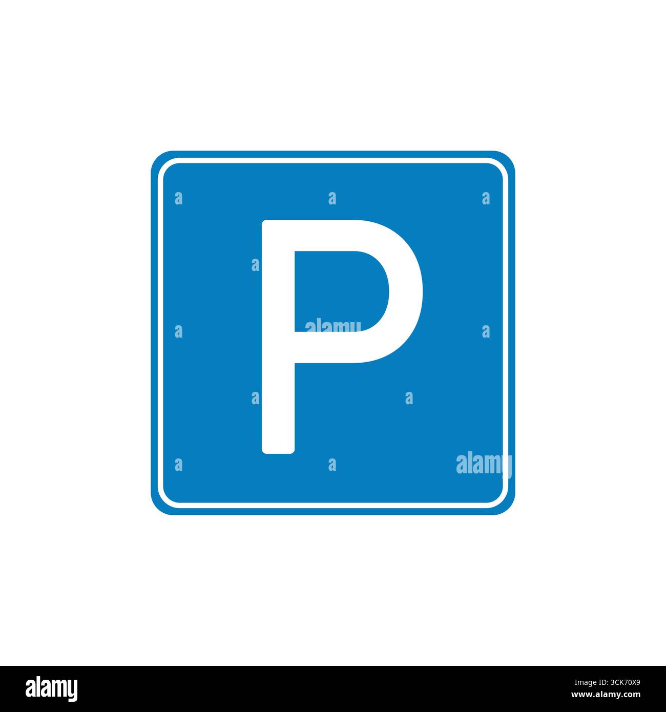 Parking Lots Sign or Parking Symbol in Parking Concept. Vector ...