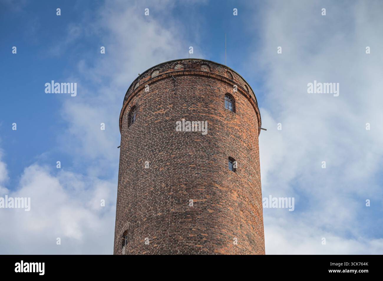 Schrotturm, Wehrturm der Stadtbefestigung, Tangermünde, Sachsen-Anhalt ...