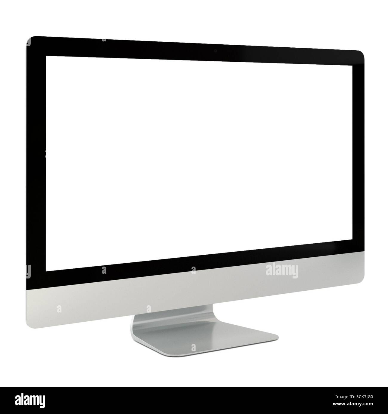 A sleek, modern computer monitor with a minimalist design and a blank ...