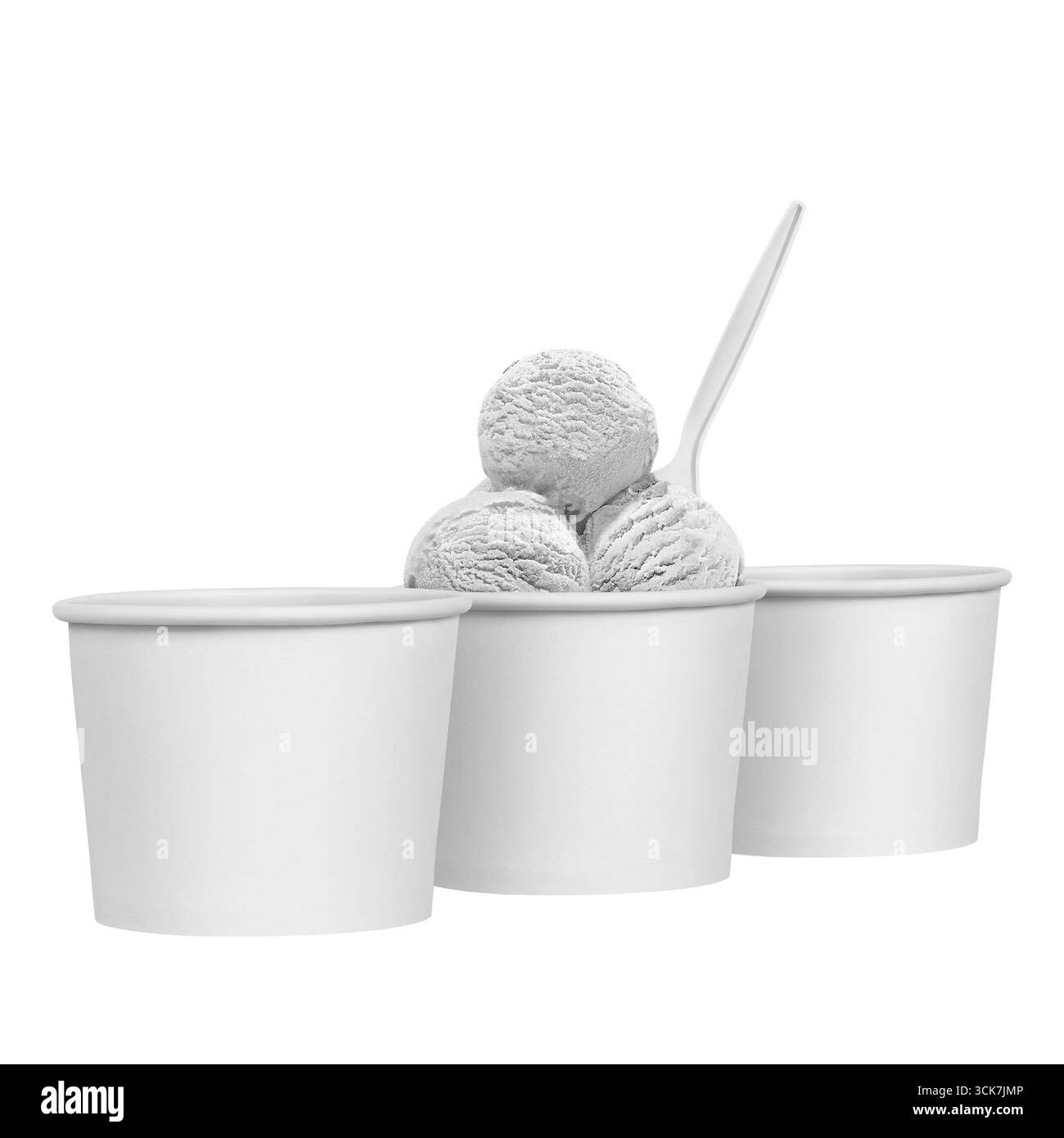 Ice cream party treat Black and White Stock Photos & Images - Alamy