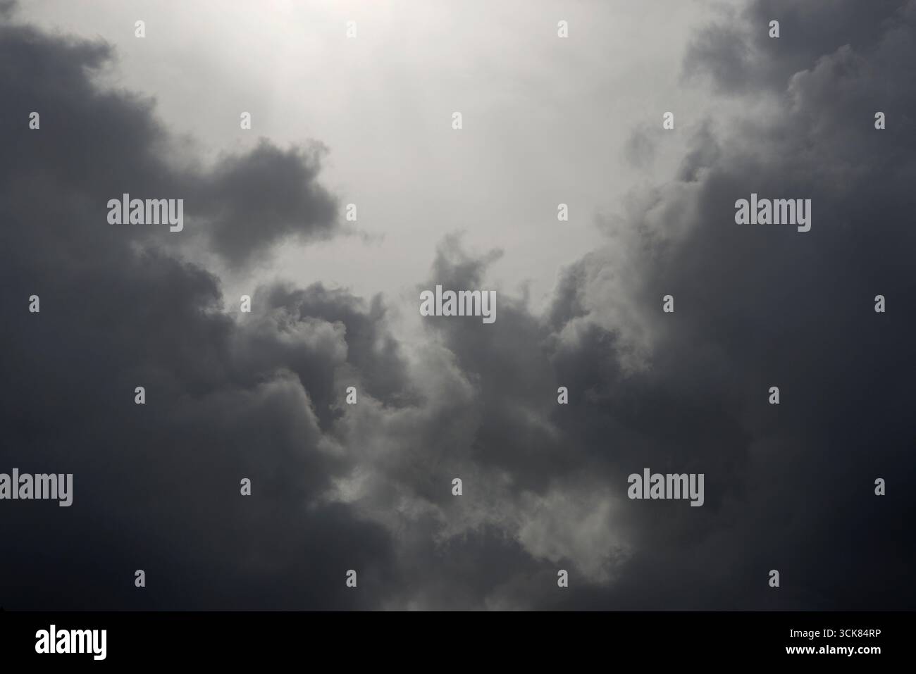 Dark Stormy Clouds Gathering Stock Photo