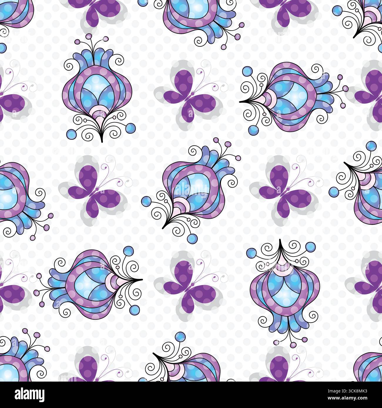 Seamless pattern with ordinary style Stock Vector