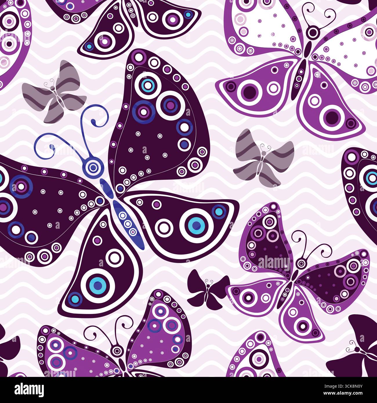 Seamless pattern with ordinary style Stock Vector