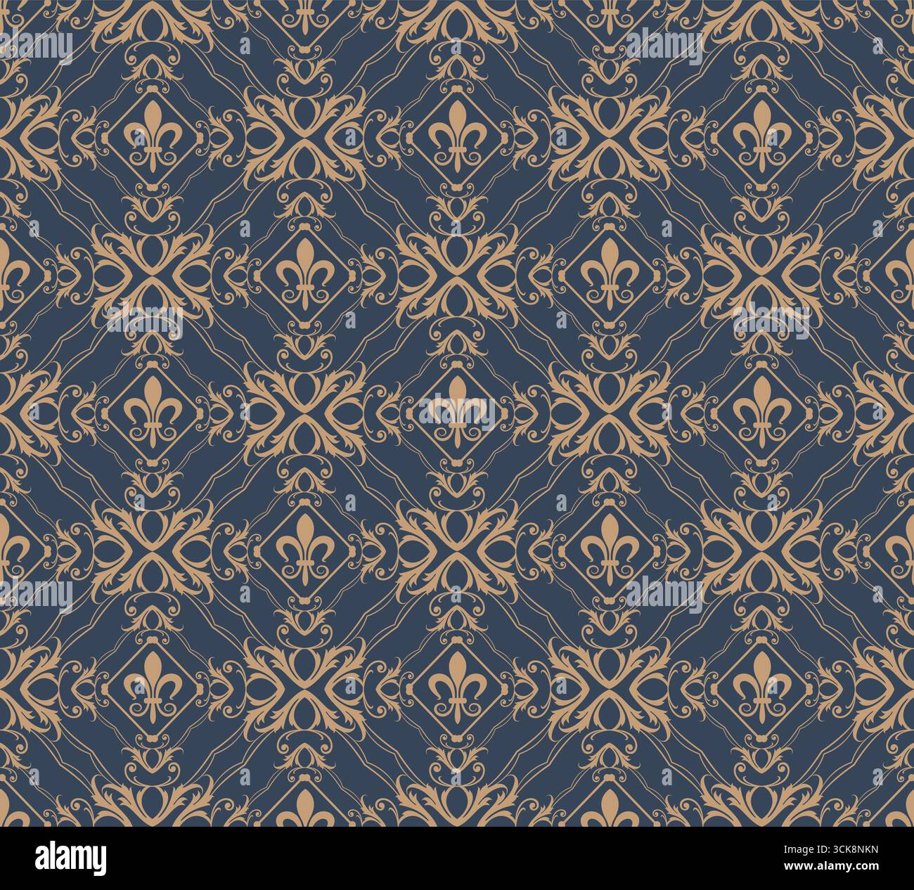 Seamless pattern with ordinary style Stock Vector
