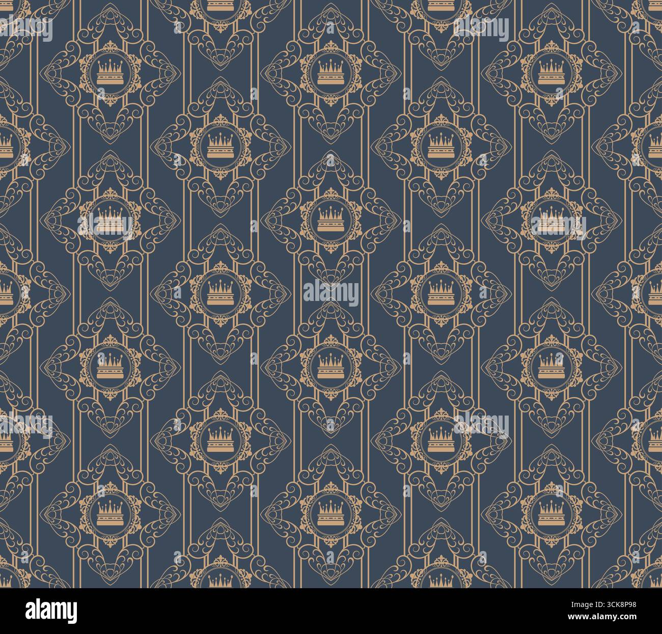 Seamless pattern with ordinary style Stock Vector