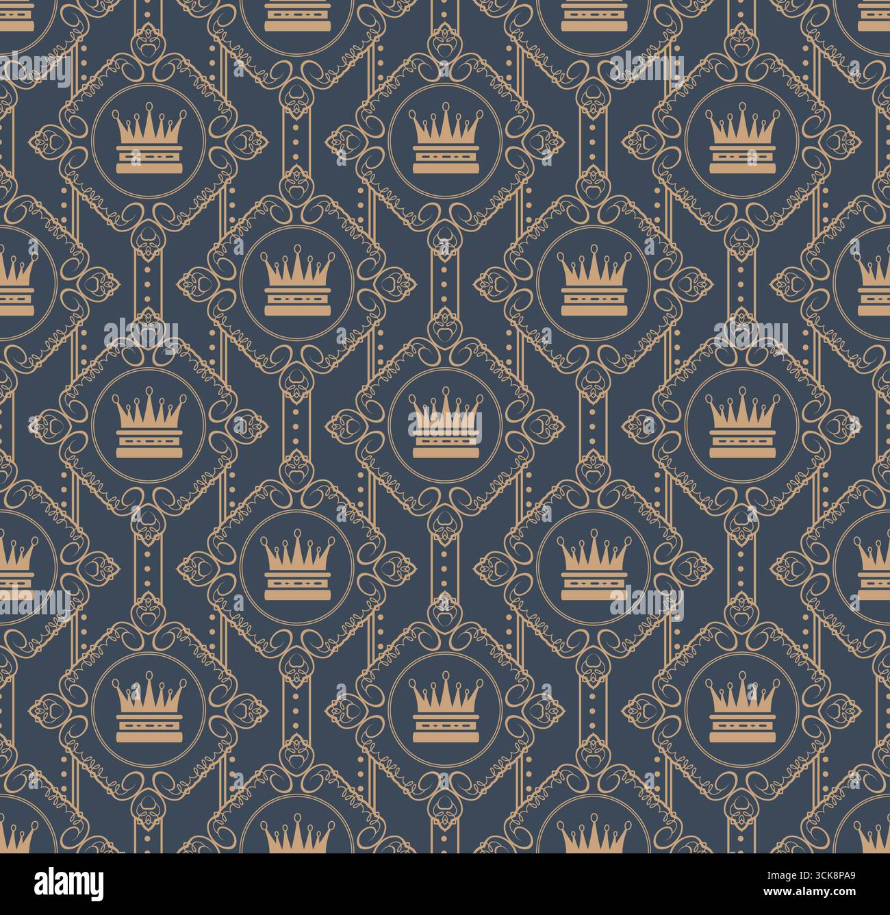 Seamless pattern with ordinary style Stock Vector