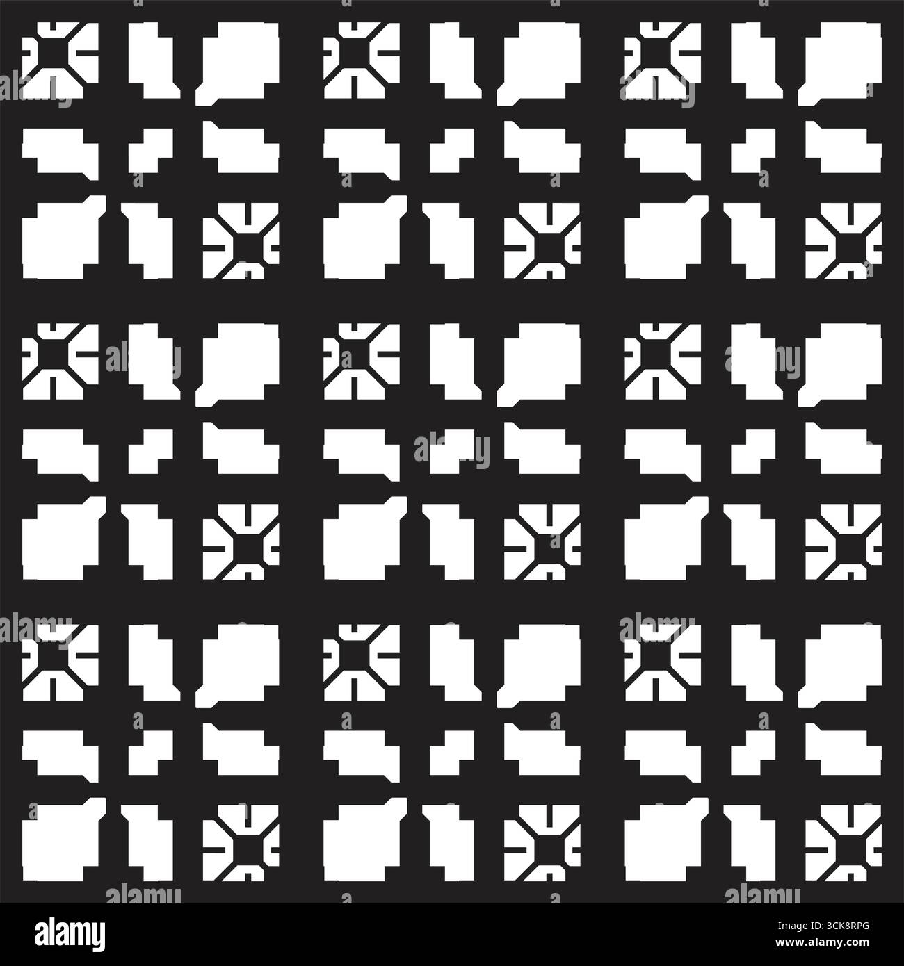 Seamless pattern with ordinary style Stock Vector