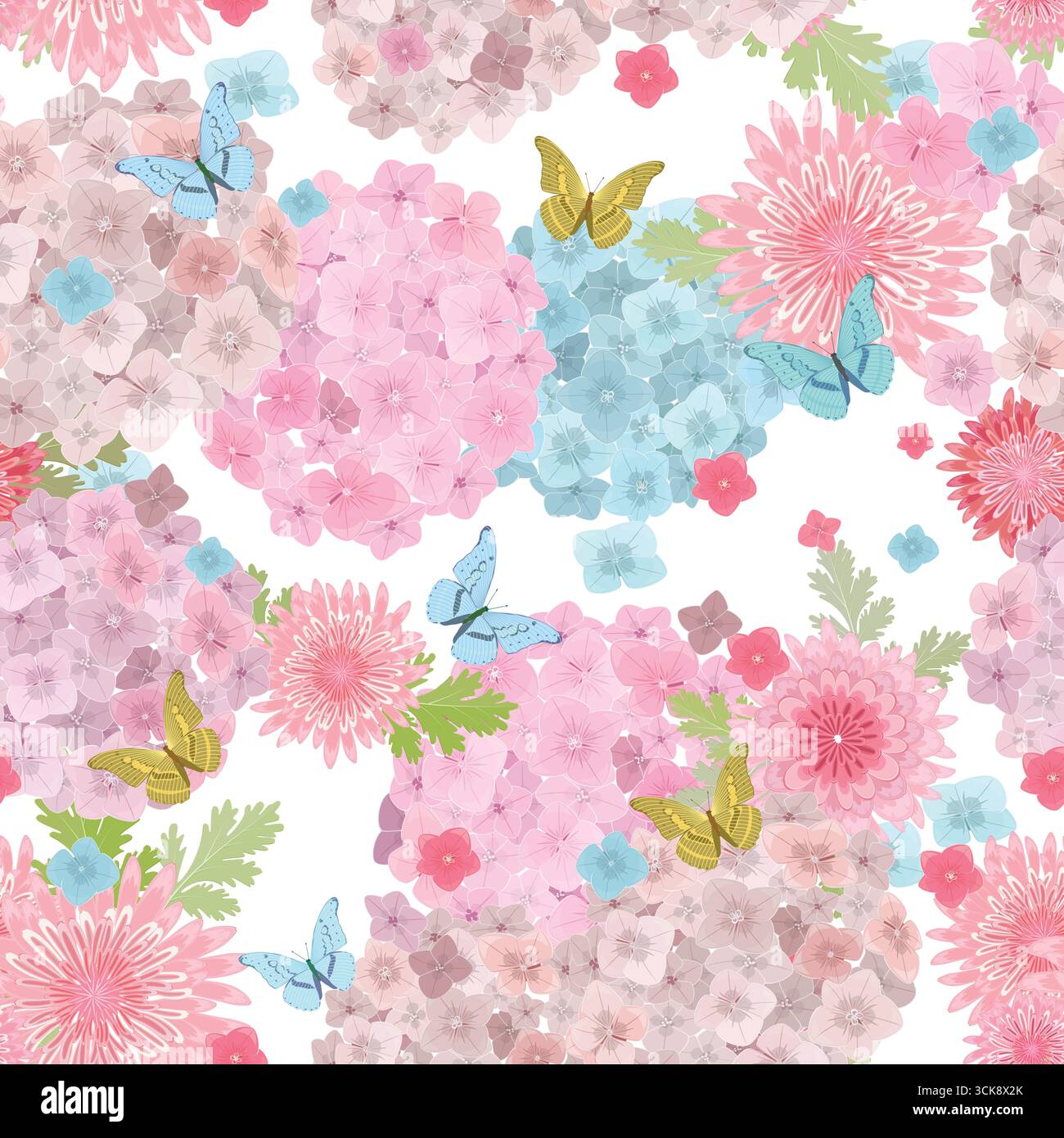 Seamless pattern with ordinary style Stock Vector