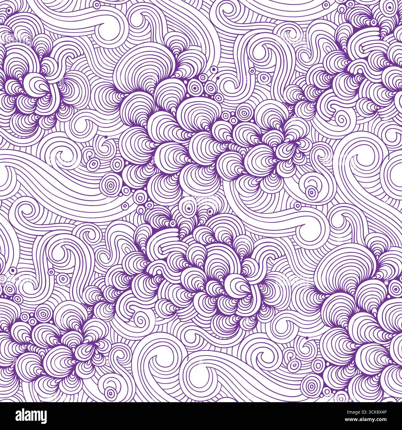 Seamless pattern with ordinary style Stock Vector