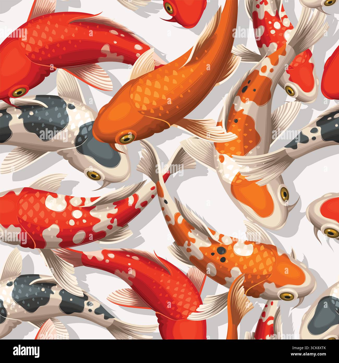 Seamless pattern with ordinary style Stock Vector