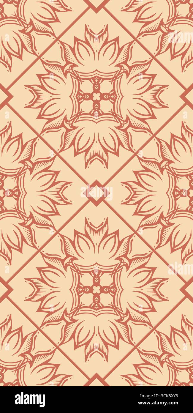 Seamless pattern with ordinary style Stock Vector