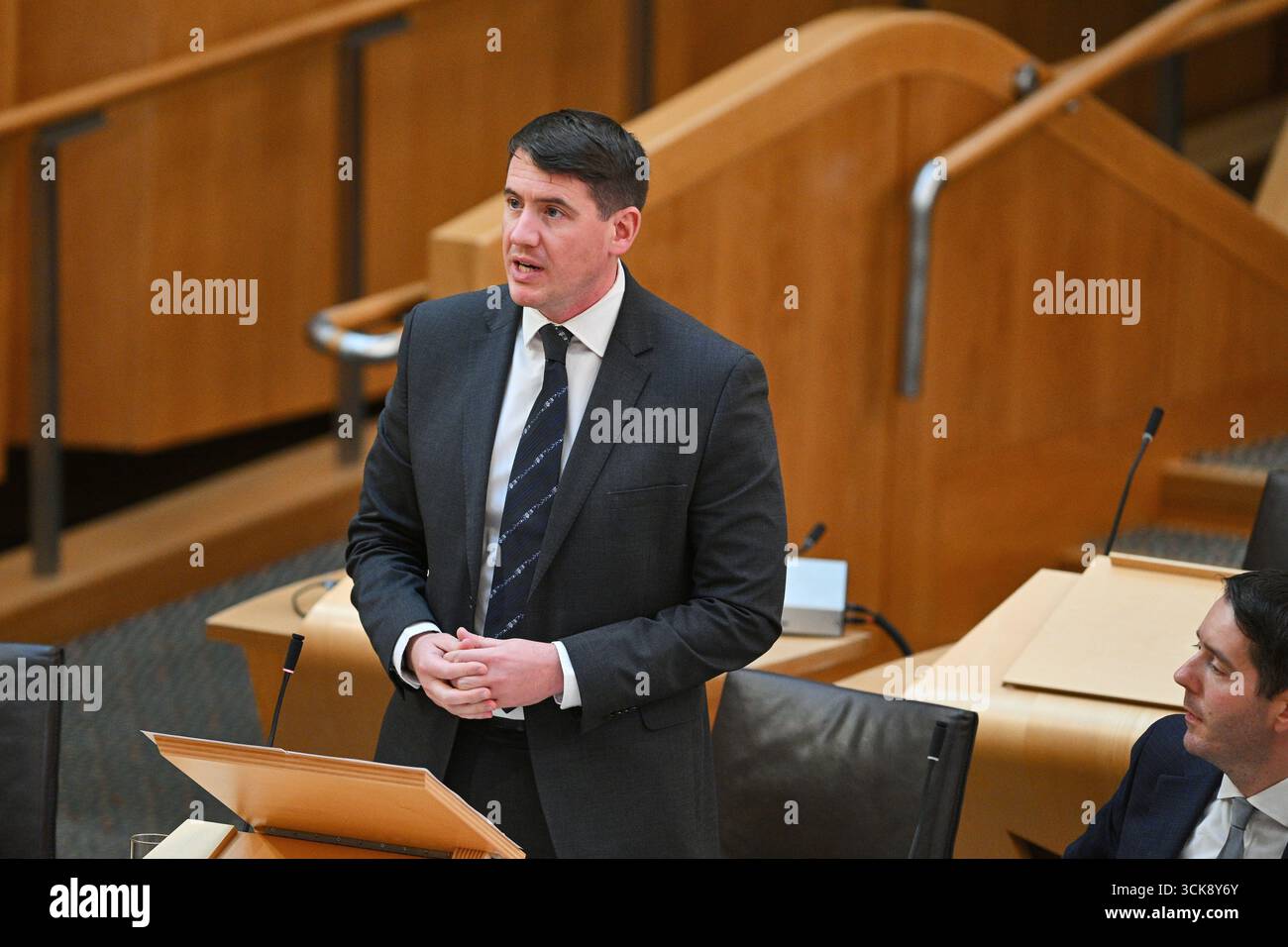 Mark F Riffon Edinburgh Scotland, UK 10 September 2025. Mark Griffin MSP at the ...