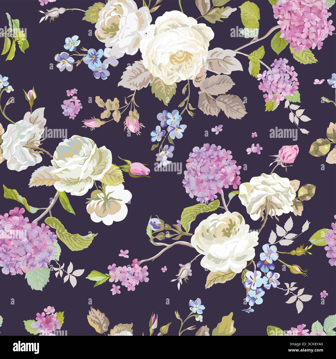 Seamless pattern with ordinary style Stock Vector